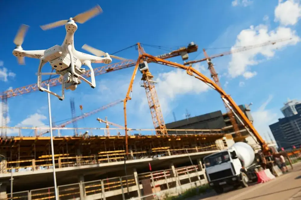 Drone professionnel : l'utilisation et les avantages sur un chantier